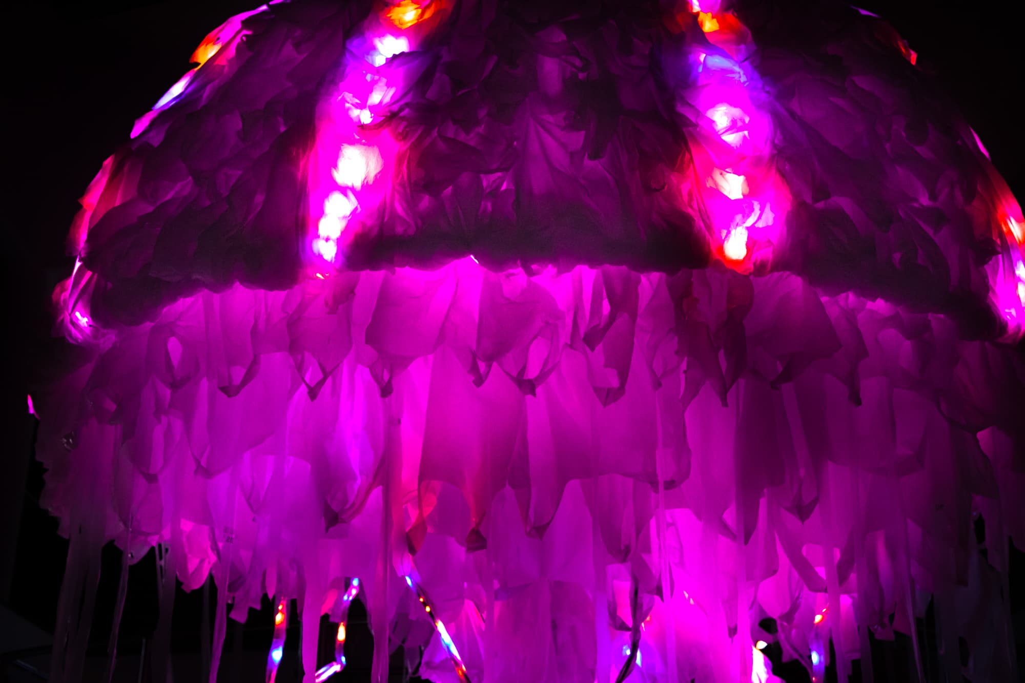 The layering of all those bags is incredible